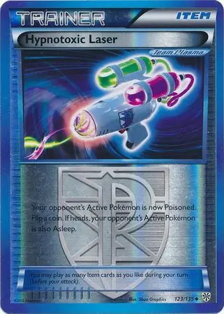 Plasma Storm Hypnotoxic Laser #123/135 reverse holo